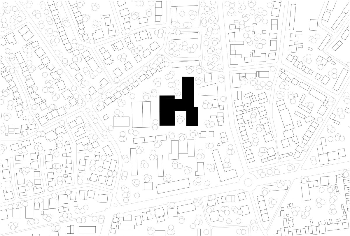 site plan Rotationsschule, Frechen