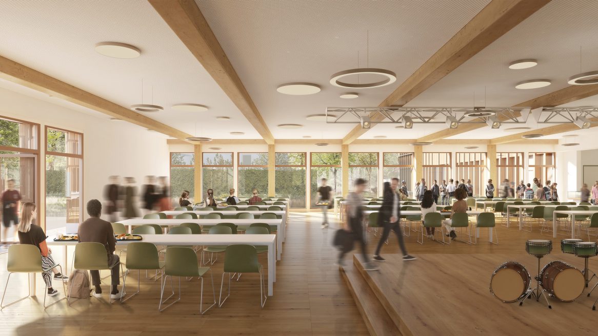 Klassenraum der Realschule am Schulzentrum Hackenbroich