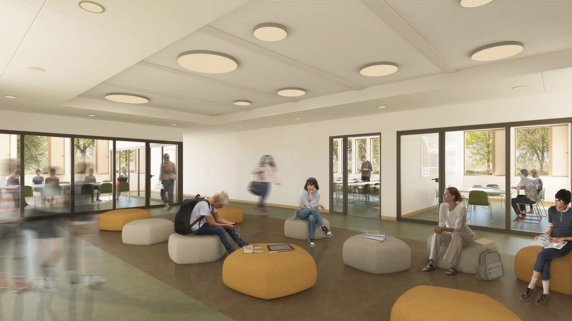 Foyer der Realschule am Schulzentrum Hackenbroich