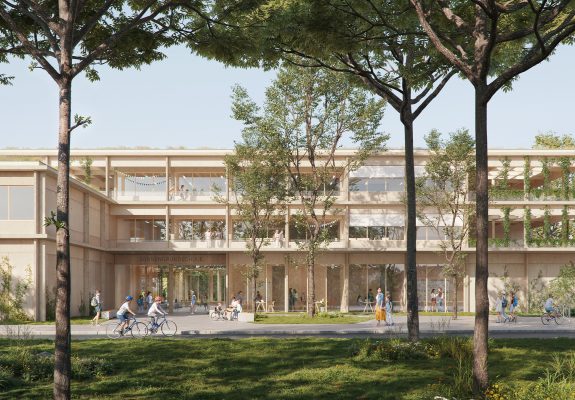 Vorplatz der Sonnengrundschule Oranienburg.