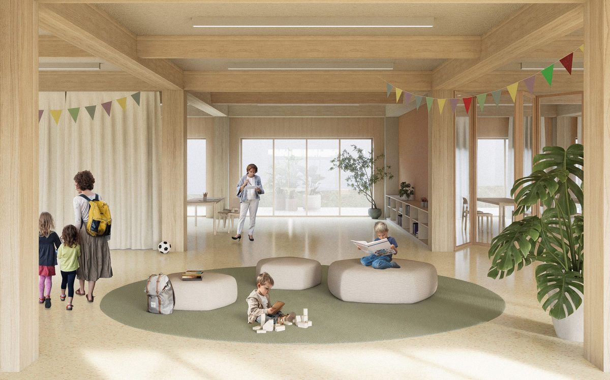 Innenperspektive Munich International School