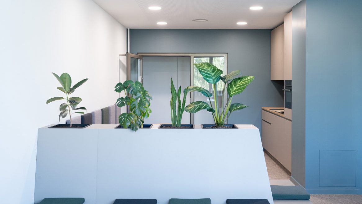 Küche im Polizeigebäude