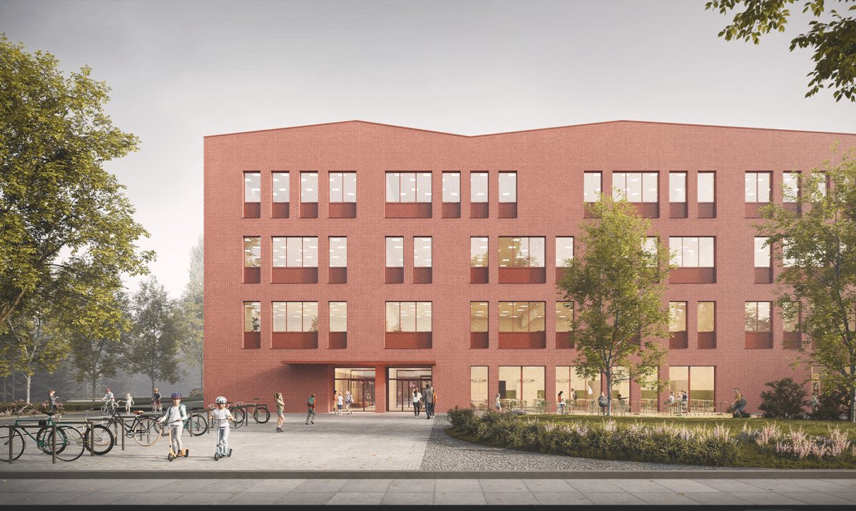 Visualisierung der Heinrich-Schmitz-Schule in Ratingen.