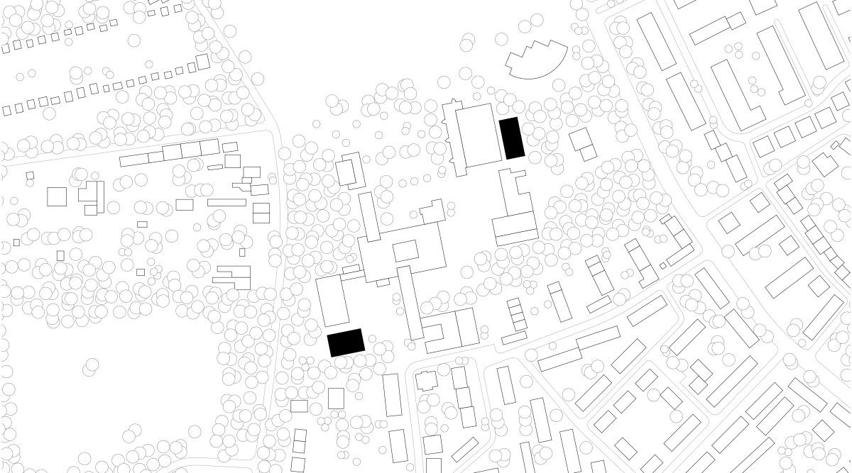 Lageplan des Gymnasiums Frechen.