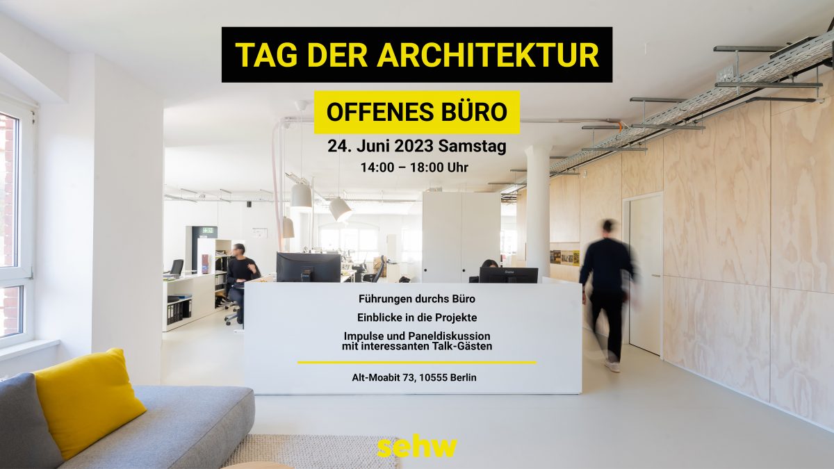 Tag der Architektur 2023 offenes Büro bei Sehw