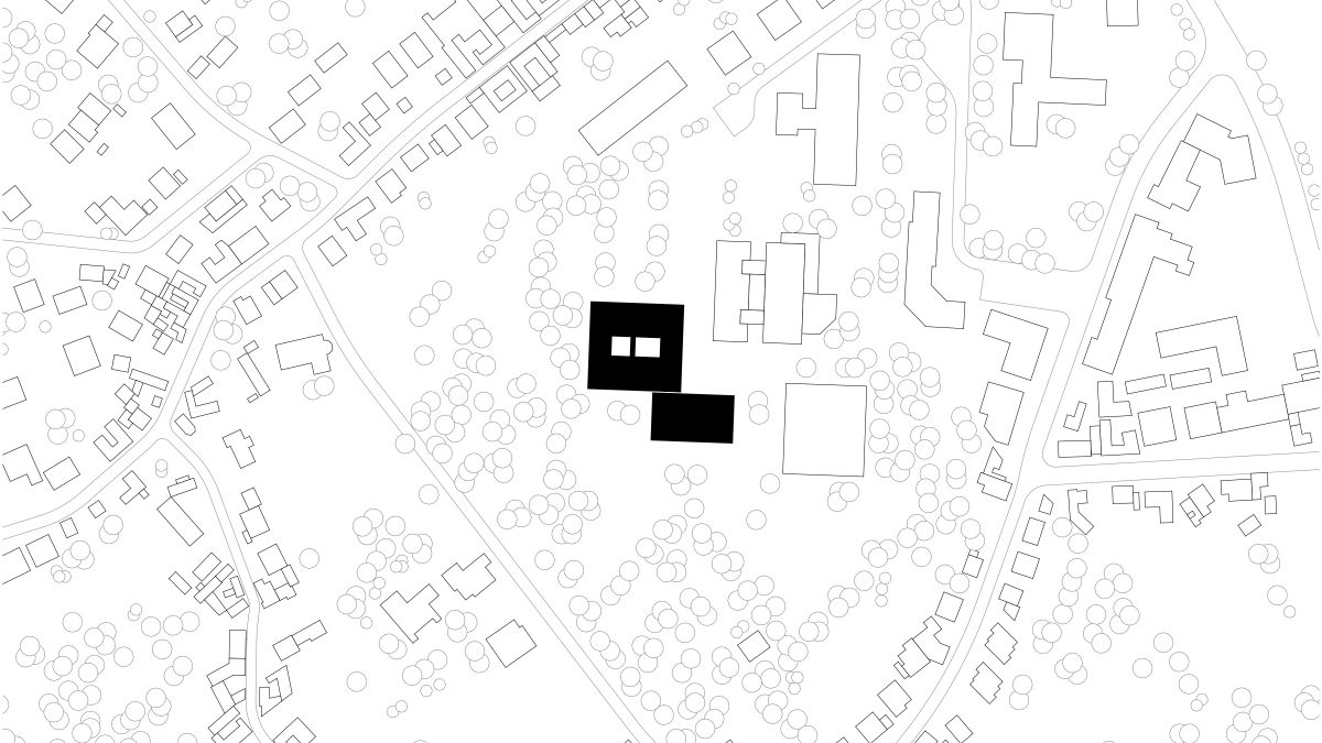 Lageplan des Gymnasiums Alfter.