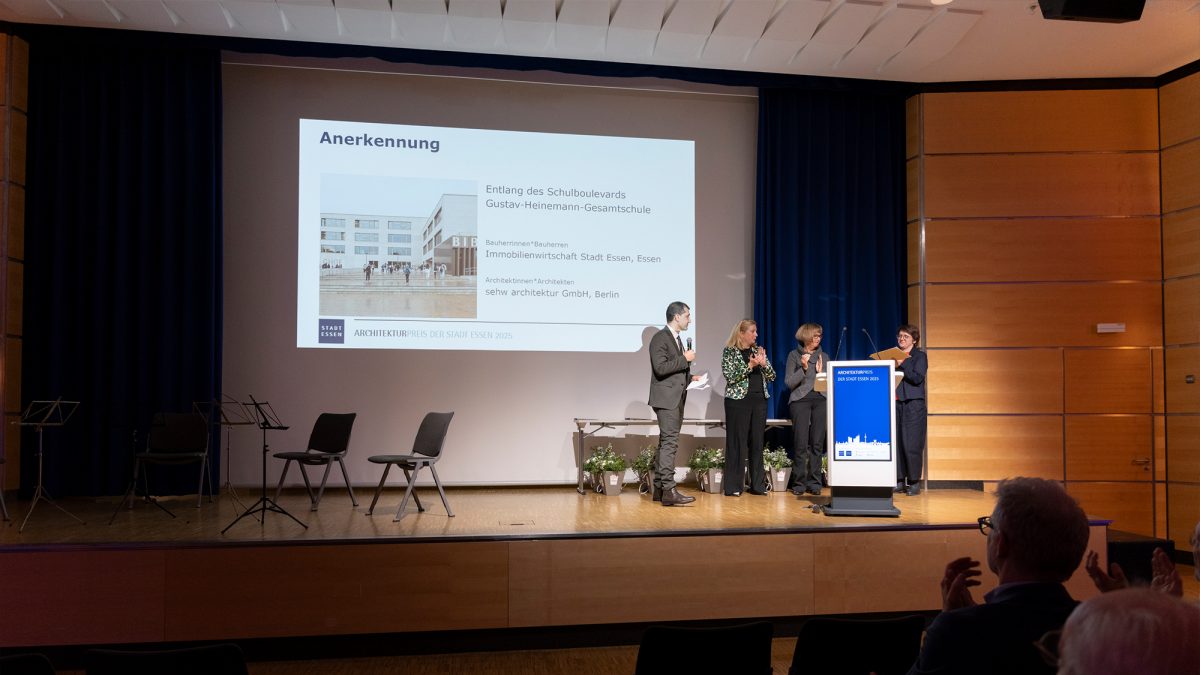Preisverleihung der Architekturpreis Essen