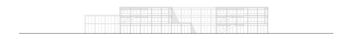 Ansicht Ost der Sonnengrundschule Oranienburg.