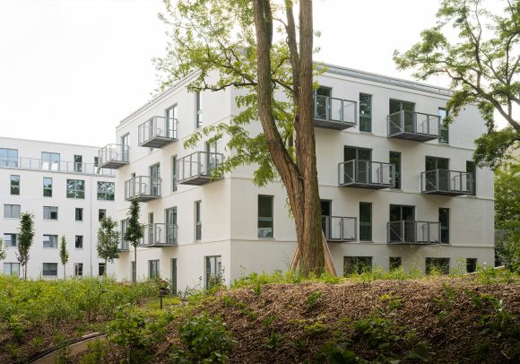 Moduler Wohnungsbau aus Holz in Berlin.