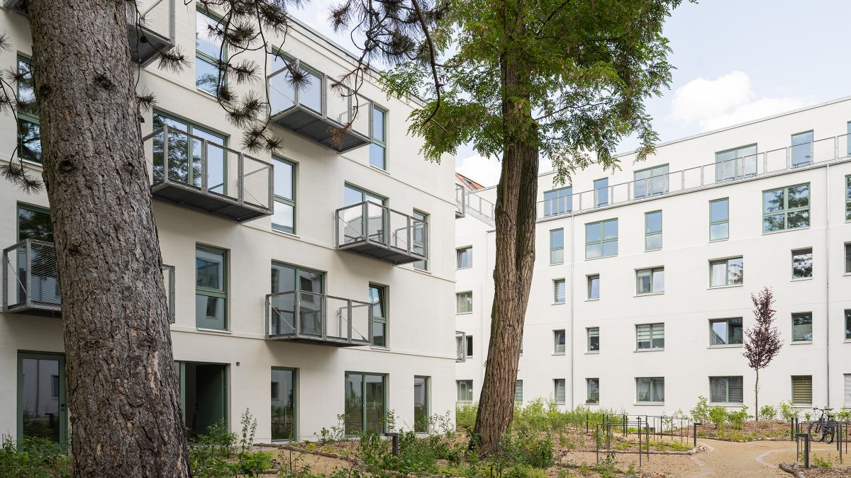 Moduler Wohnungsbau aus Holz in Berlin.