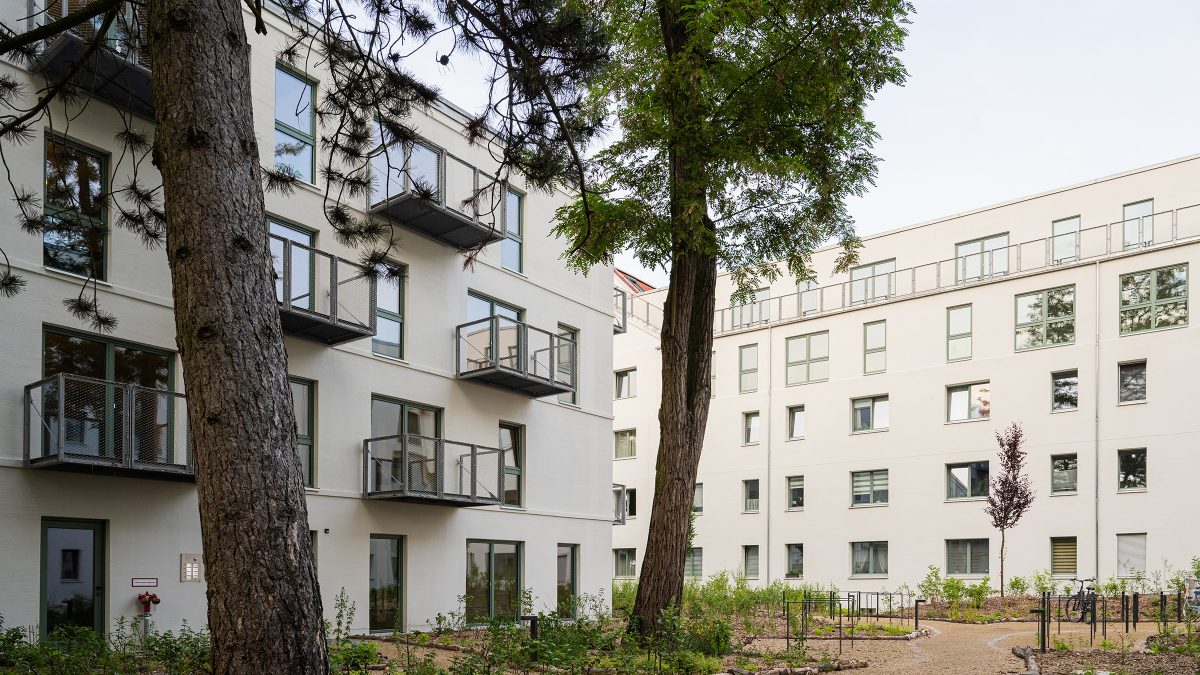 Moduler Wohnungsbau aus Holz in Berlin.