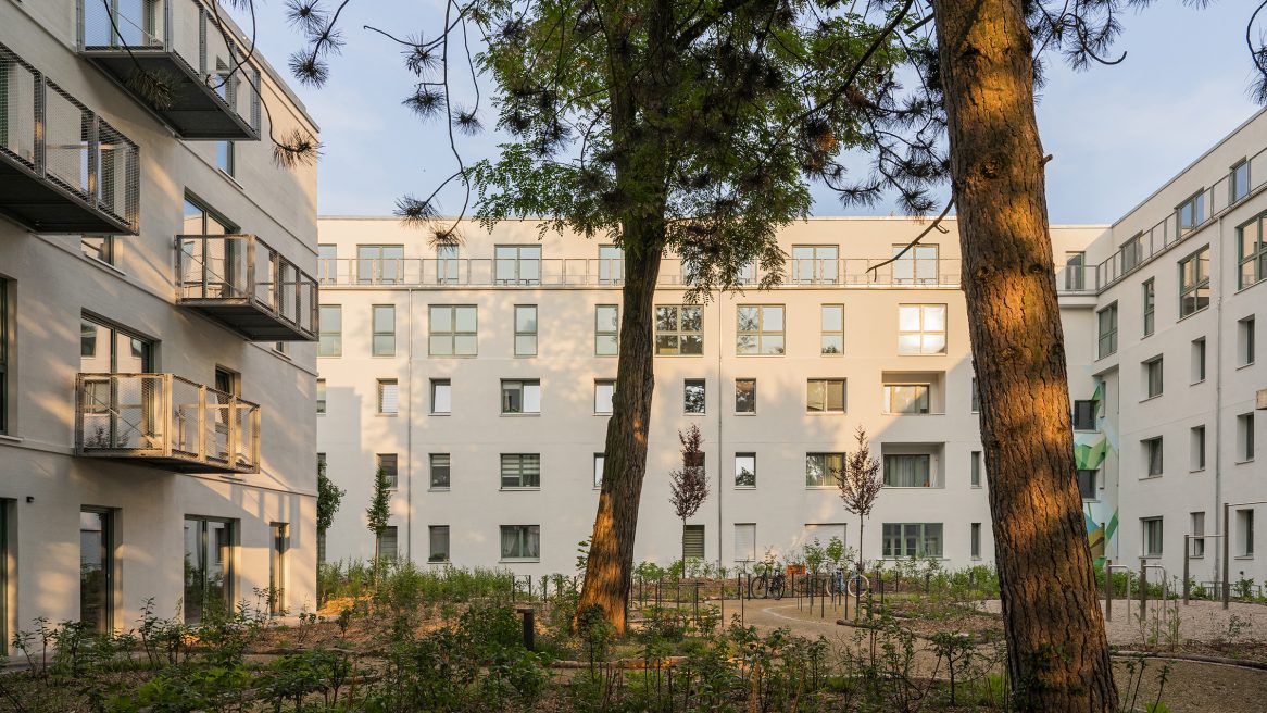 Moduler Wohnungsbau aus Holz in Berlin.
