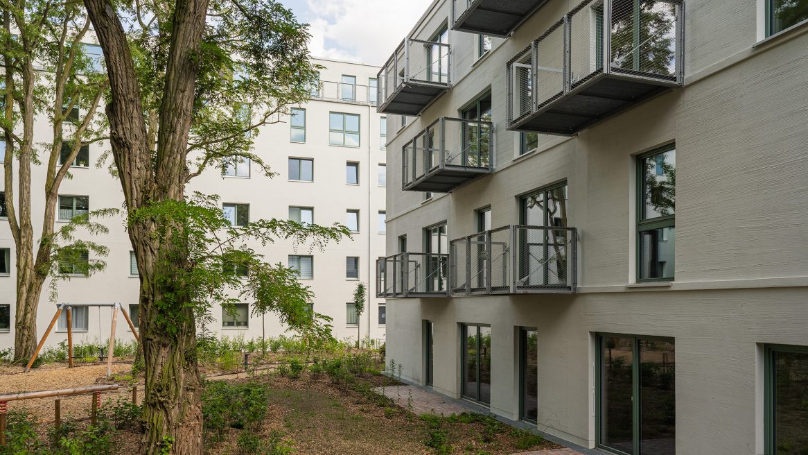 Moduler Wohnungsbau aus Holz in Berlin.