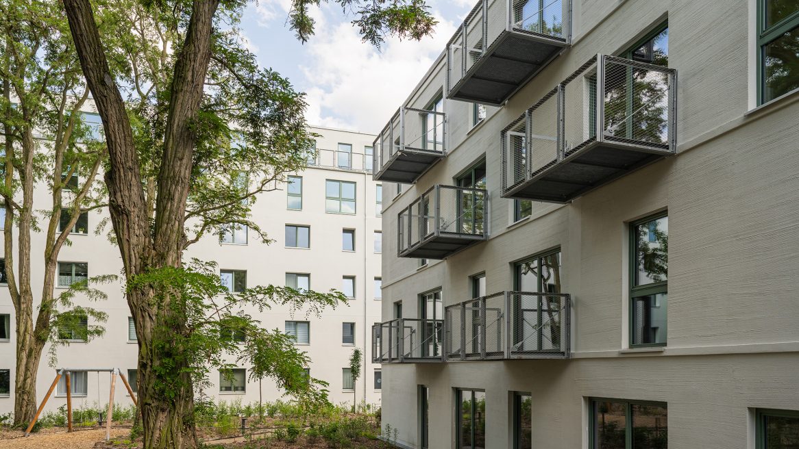 Moduler Wohnungsbau aus Holz in Berlin.