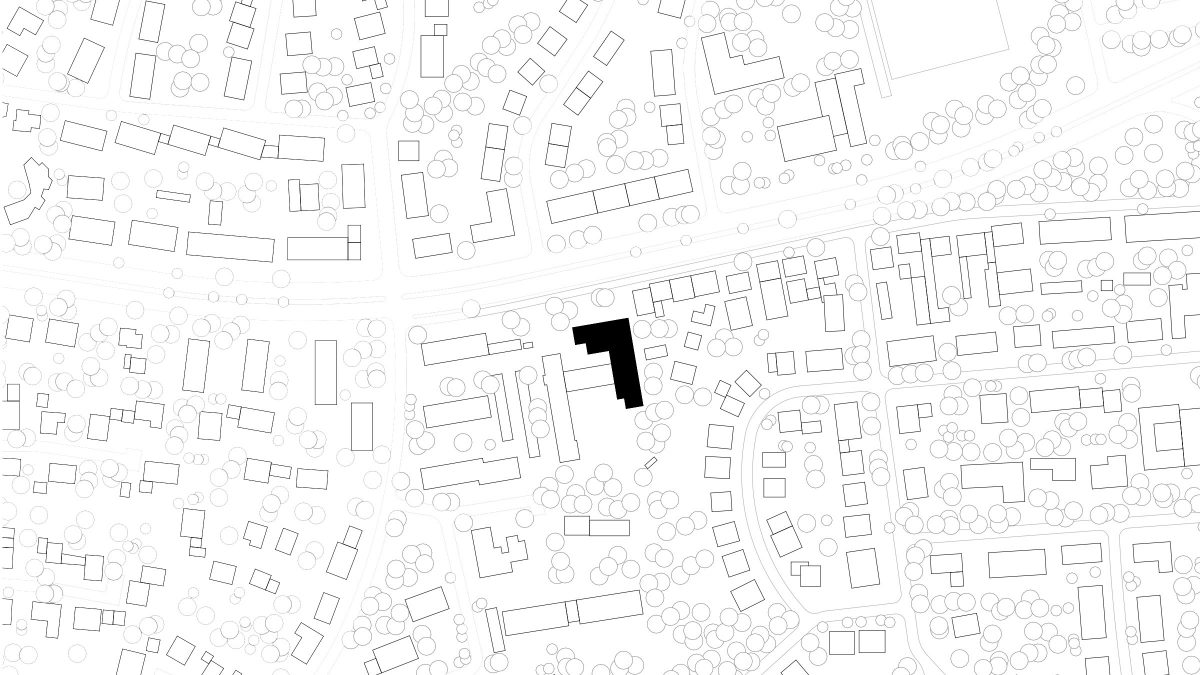 Lageplan der Meisenburgschule in Essen.