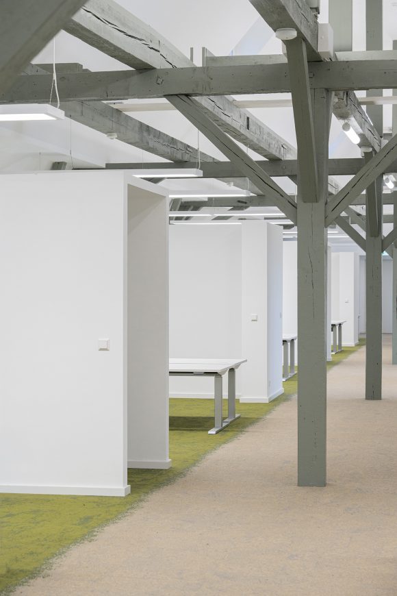 Dachgeschoss des Polizeipräsidums karlsruhe