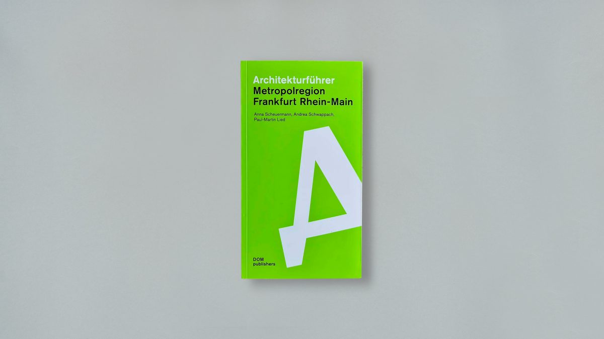 Cover des Architekturführers Metropolregion Frankfurt Rhein Main.