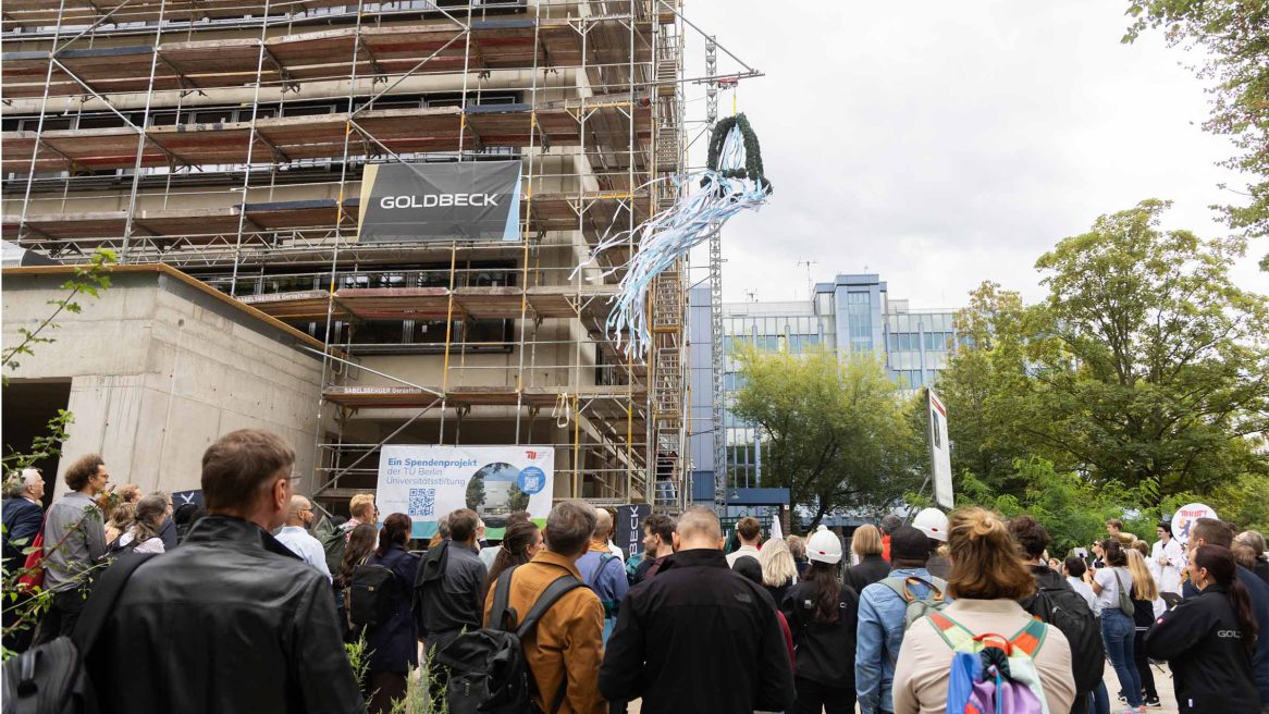 Rohbau der Chemical Invention Factory an der TU Berlin